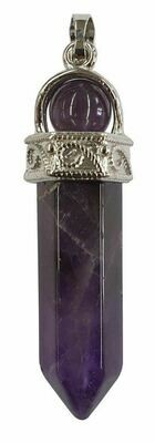Pendentif pointe d'améthyste