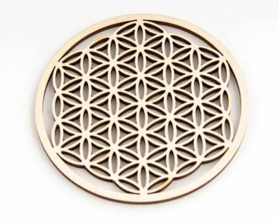 Fleur de Vie - bois - 9 cm