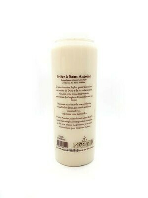 Bougie Neuvaine Saint Antoine