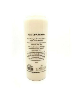 Bougie Neuvaine Saint Christophe