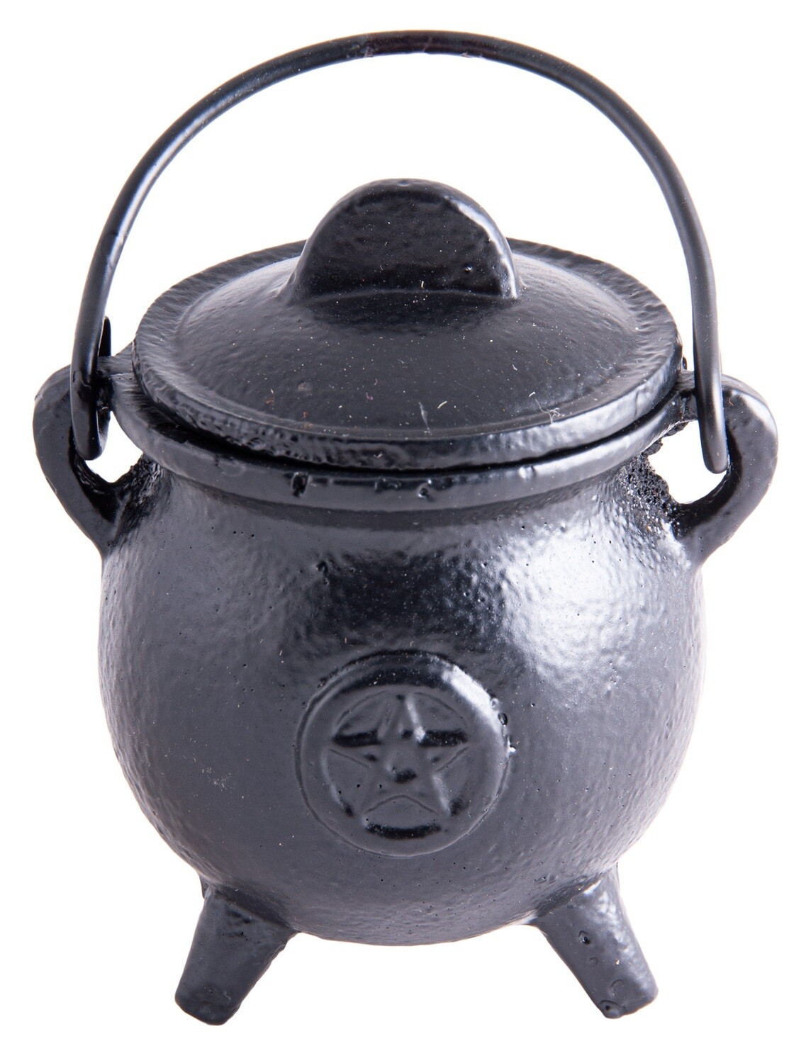 Mini-chaudron de sorcière en fonte avec poignée
