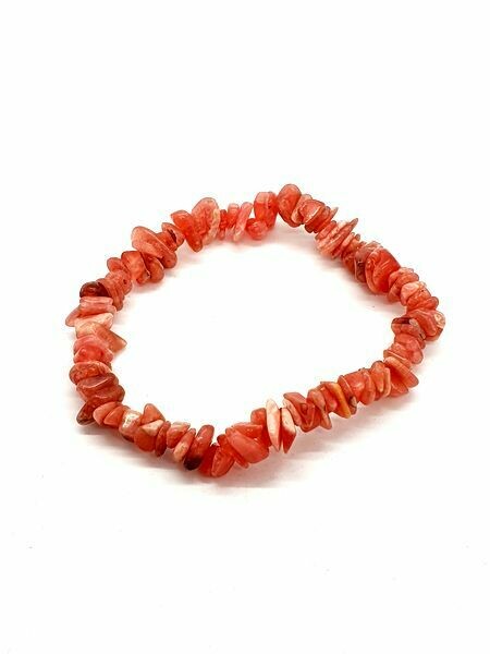 Bracelet chips Rhodocrosite