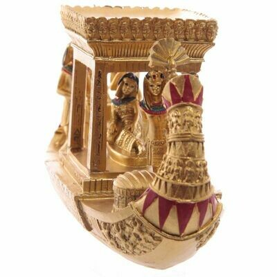 Bateau Auvent Egyptien Doré