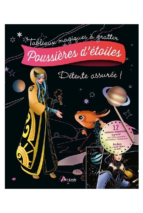 Poussières d'étoiles tableaux magiques A gratter