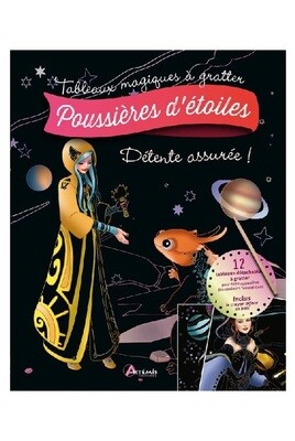 Poussières d'étoiles tableaux magiques A gratter