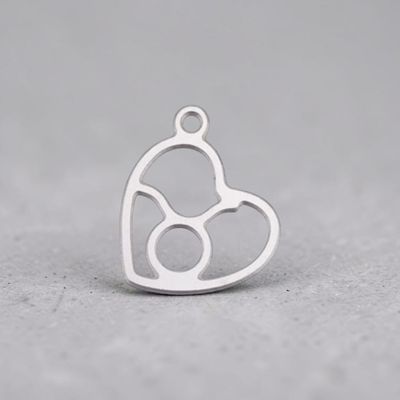 Pendentif acier inoxydable signe Taureau