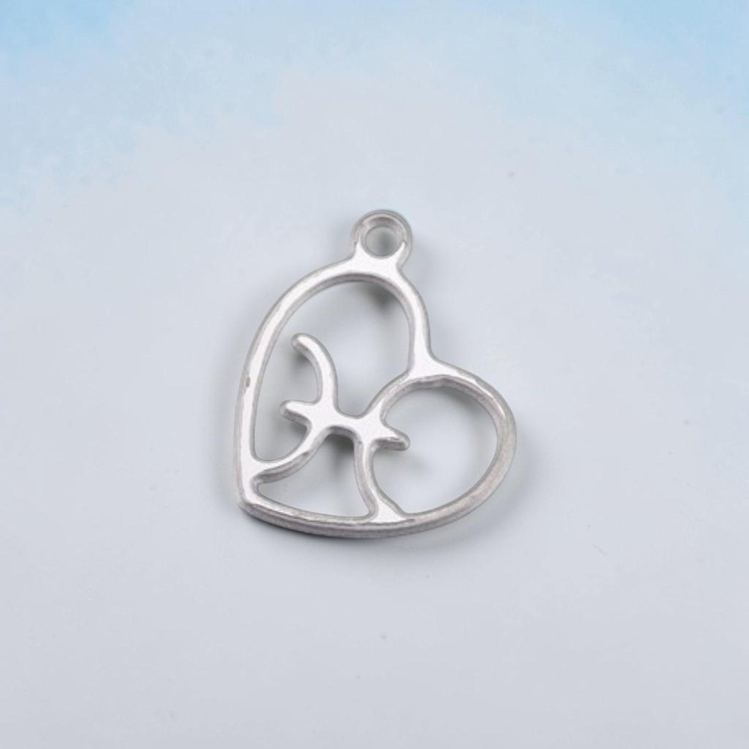 Pendentif acier inoxydable signe poisson Pendentif acier inoxydable signe poisson