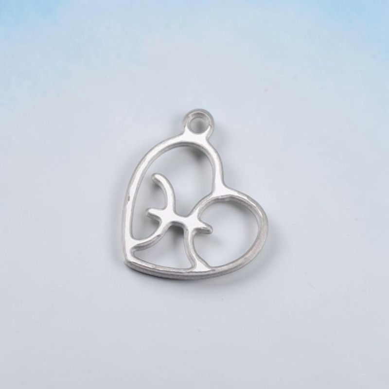 Pendentif acier inoxydable signe poisson