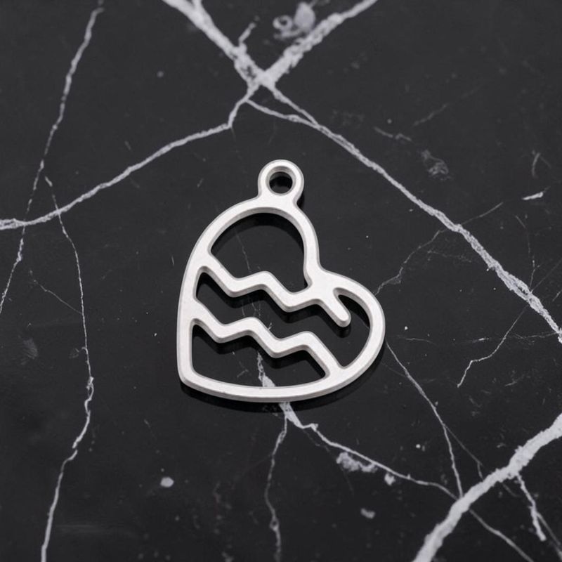 Pendentif acier inoxydable signe Verseau