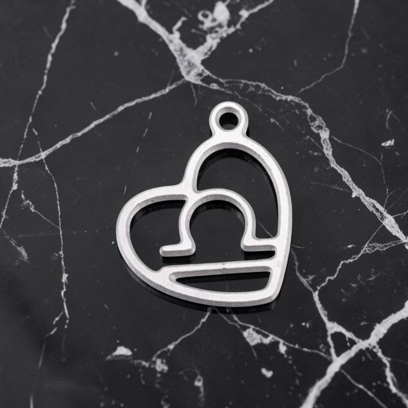 Pendentif acier inoxydable signe Balance