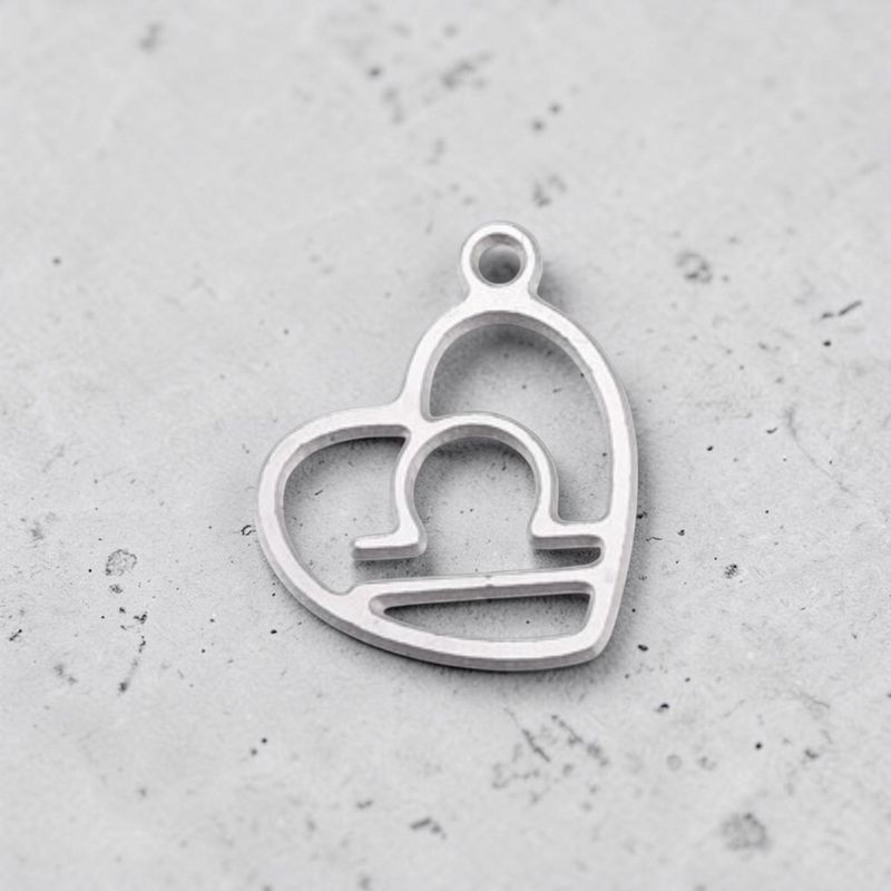 Pendentif acier inoxydable signe Balance