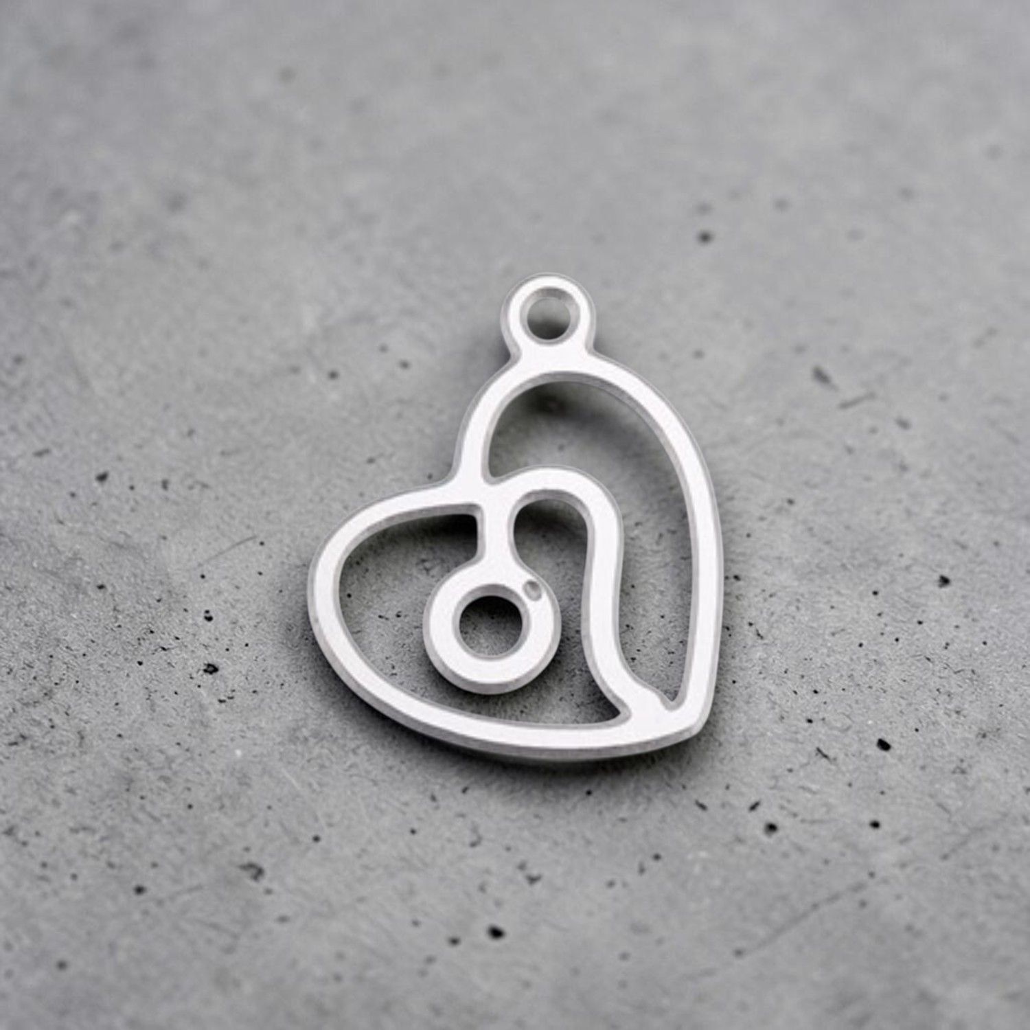 Pendentif acier inoxydable signe Lion