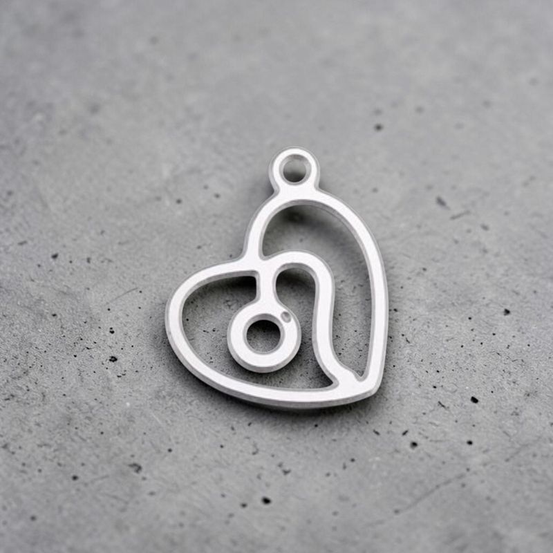Pendentif acier inoxydable signe Lion