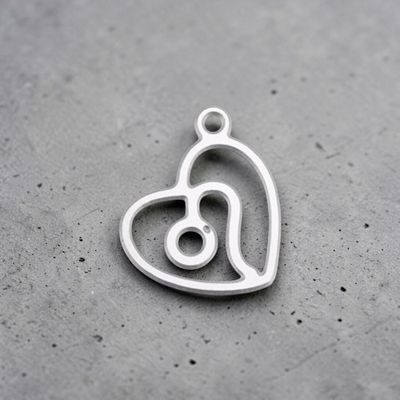Pendentif acier inoxydable signe Lion