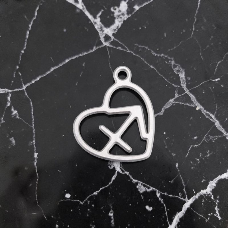 Pendentif acier inoxydable signe Sagittaire