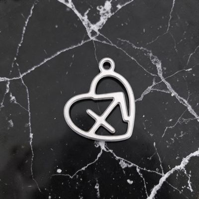 Pendentif acier inoxydable signe Sagittaire