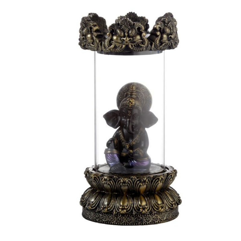 Brûleur d'Encens à Reflux Backflow LED - Ganesh