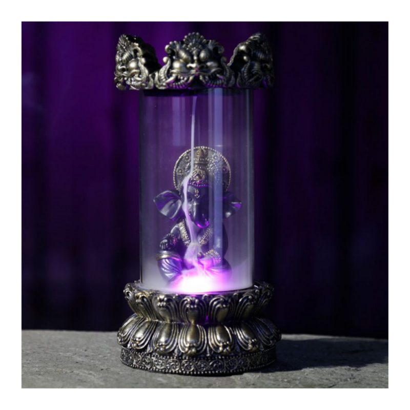 Brûleur d'Encens à Reflux Backflow LED - Ganesh