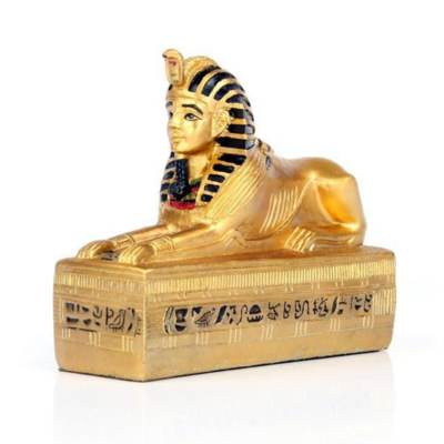 Sphinx Égyptien doré