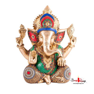 Statue de Ganesh en Laiton - 30 cm