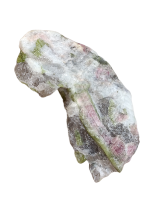 Tourmaline melon d'eau brute - 376gr