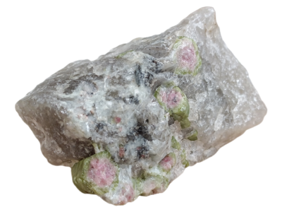Tourmaline melon d'eau brute - 1138 gr