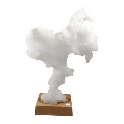 Quartz Neige sur socle - 2186 gr