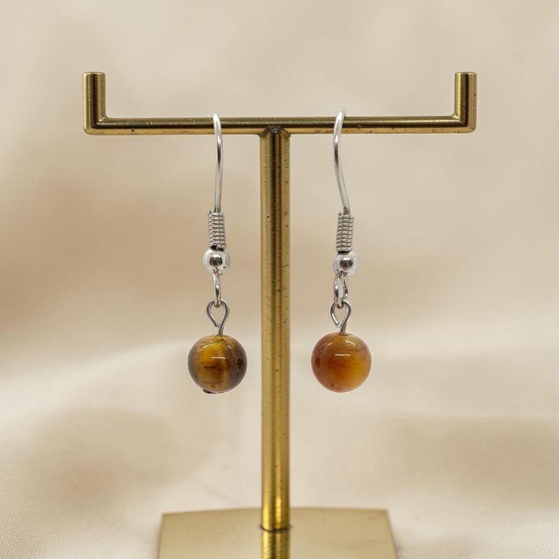 Boucles d'oreilles - Oeil de Tigre