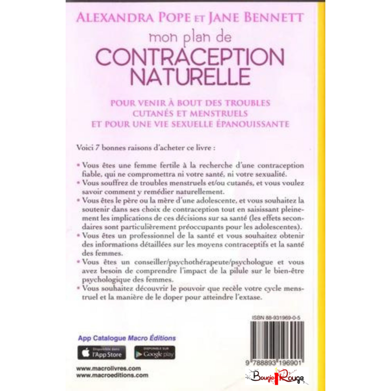 Mon plan de contraception naturelle