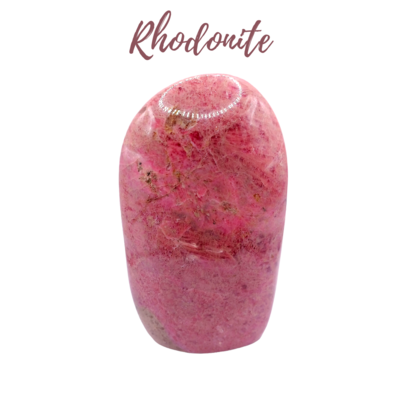 Monolithe de Rhodonite - 834gr Monolithe de Rhodonite - 834gr