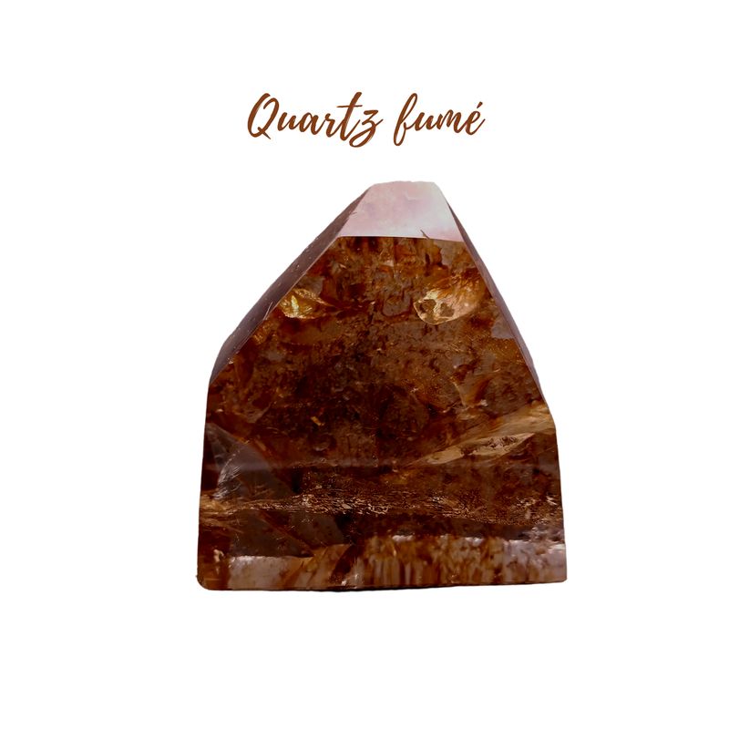 Monolithe de Quartz fumé - 415gr