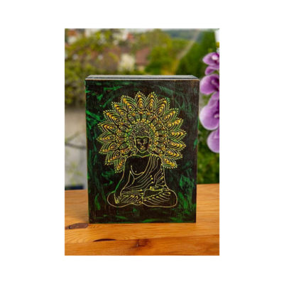 Coffret en bois - Illumination du Bouddha