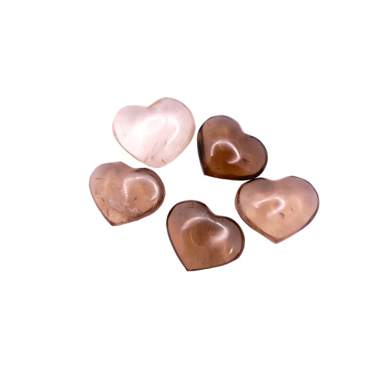 Cœur en Quartz fumé - 10-19 gr
