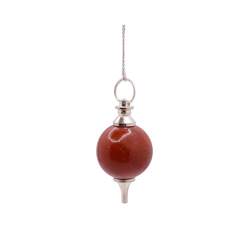 Pendule sphérique - Jaspe rouge