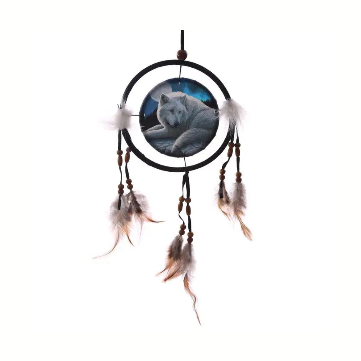 Attrape-rêves loup - 16 cm