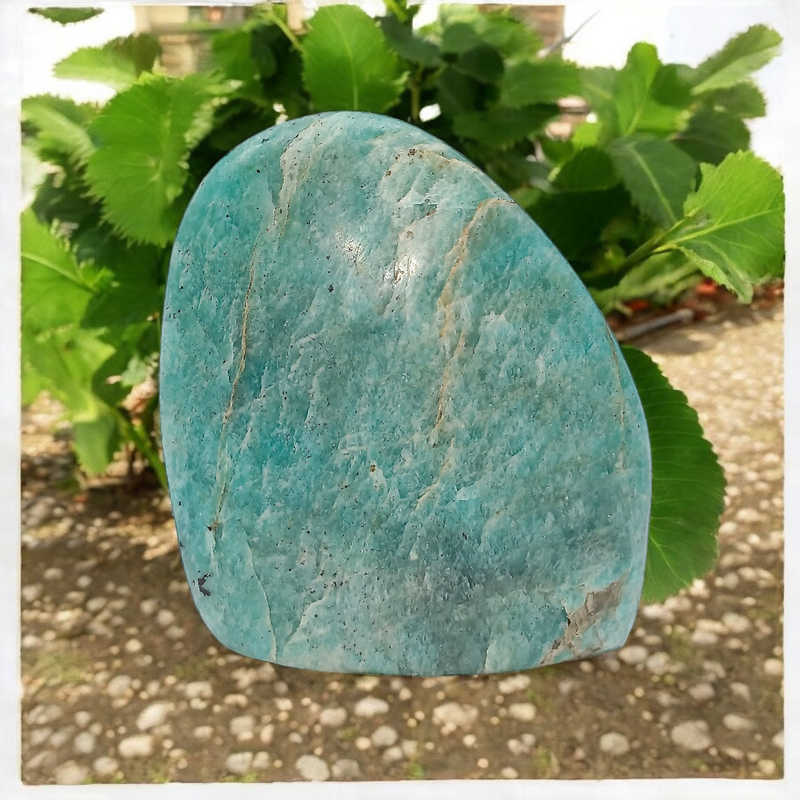 Forme libre amazonite - 698 gr