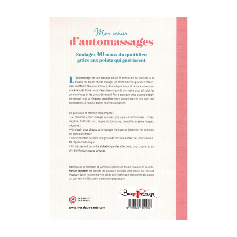 Mon cahier d'automassages