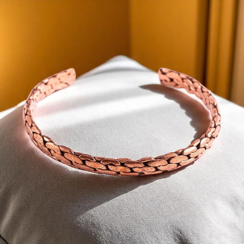 ​Bracelet en Cuivre Tressé