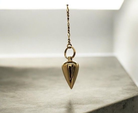 Pendule goutte en laiton
