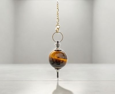 Pendule Galileo en œil de tigre