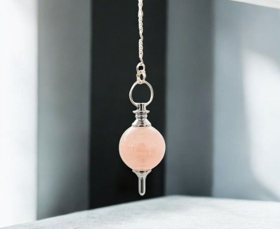 Pendule Galileo en Quartz rose