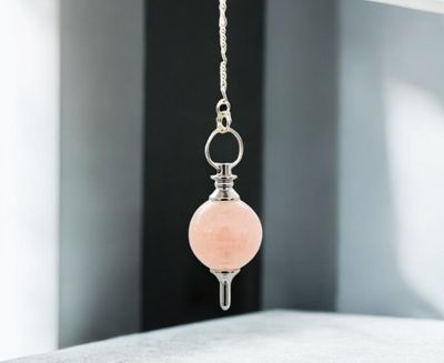 Pendule Galileo en Quartz rose