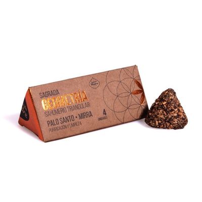 Encens de forme triangulaire Sagrada Madre – Palo Santo &amp; Myrrhe