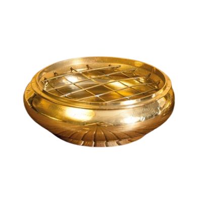 Brûle-encens avec insert en maille en laiton