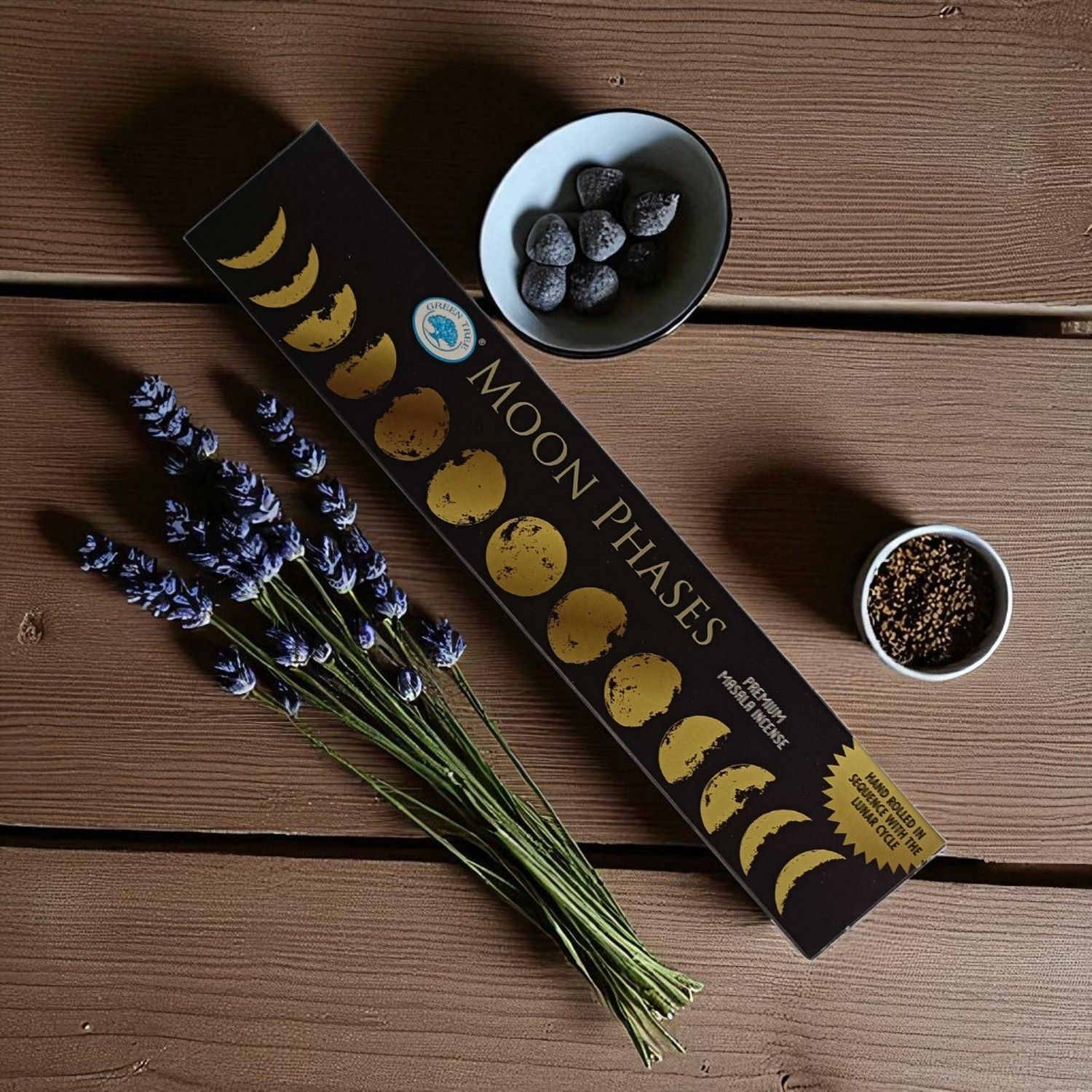 Encens Moon Phases - Green Tree