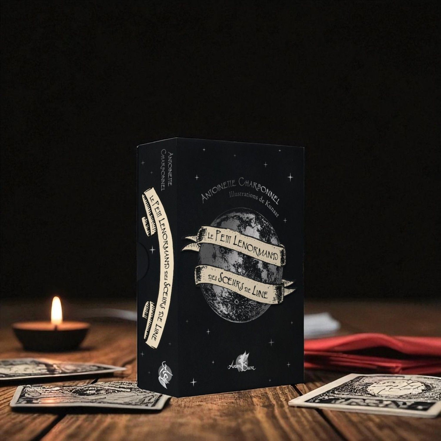 Le petit Lenormand des sœurs de lune - Antoinette Charbonnel - Cartes Oracle