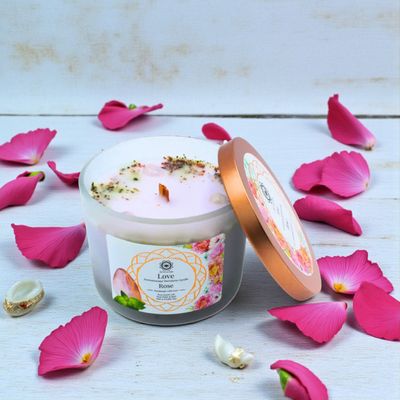 Bougie parfumée Green Tree - Amour à la Rose