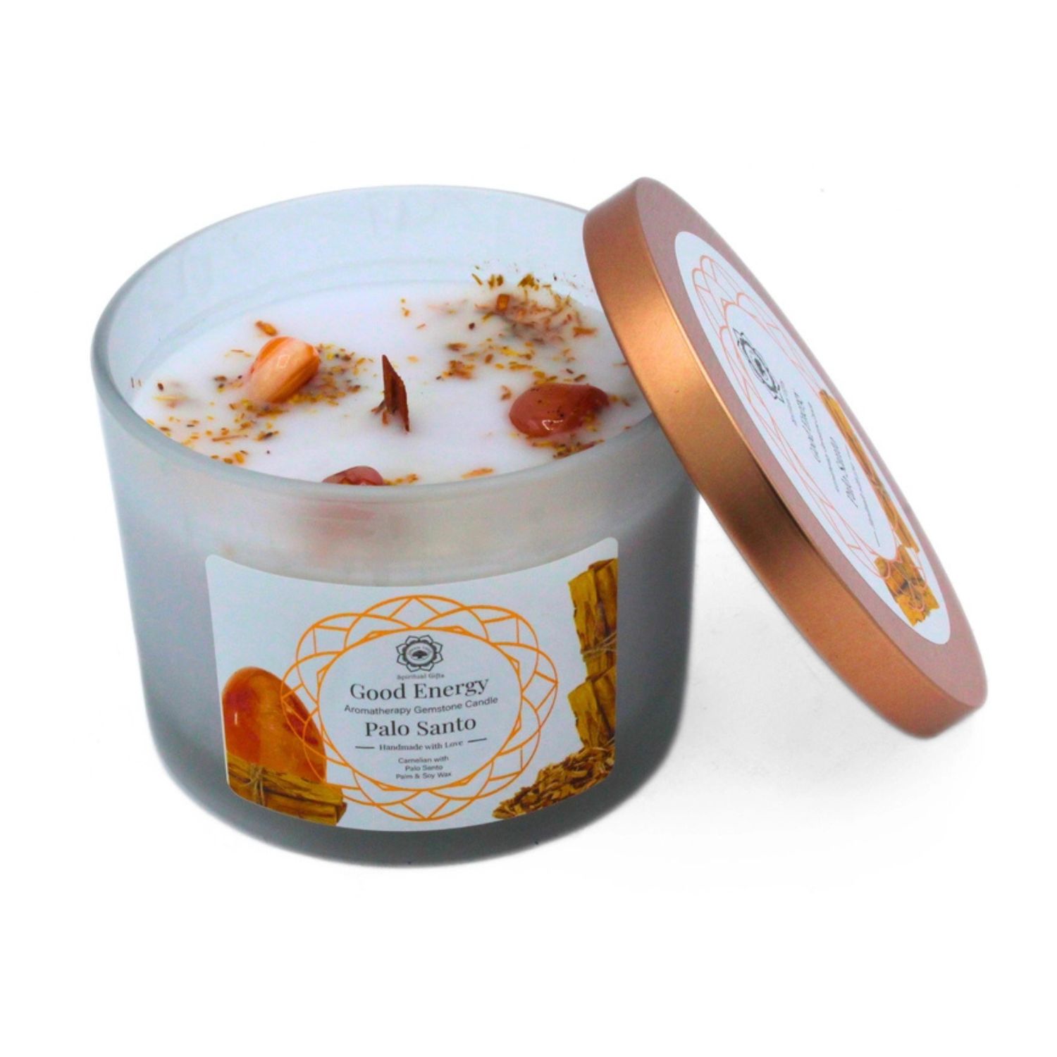 Bougie parfumée Green Tree - Bonne énergie au Palo Santo Bougie parfumée Green Tree - Bonne énergie au Palo Santo