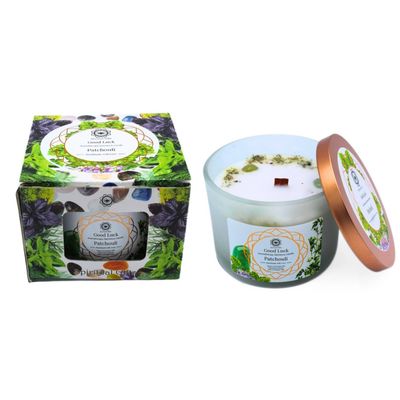 Bougie parfumée Green Tree - Bonne chance au patchouli