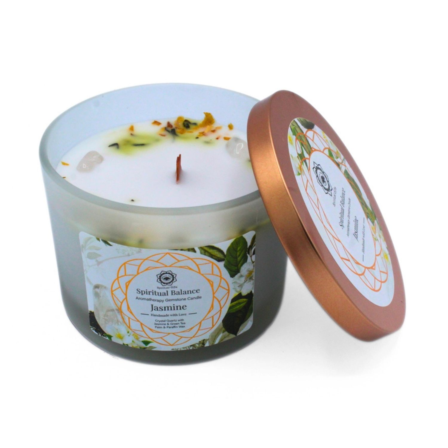 Bougie parfumée Green Tree - Équilibre spirituel au jasmin